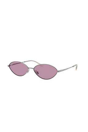 عینک آفتابی طوسی زنانه 56 Ray-Ban - کد 899423088