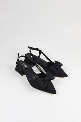 کفش مجلسی مشکی زنانه پاشنه تخت ayselin moda - کد 946796286