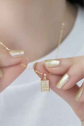 گردنبند طلا زرد زنانه 14 عیار aytekgold - کد 946925382