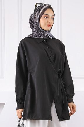 تونیک حجاب مشکی زنانه بافتنی İmajButik - کد 946945938