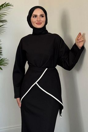 ست بالاتنه و پائین تنه حجاب رنگی زنانه رگولار MERVEN AKYÜZ - کد 946959245