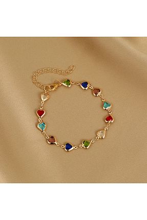 دستبند جواهر متالیک زنانه CAXBERN - کد 946960009