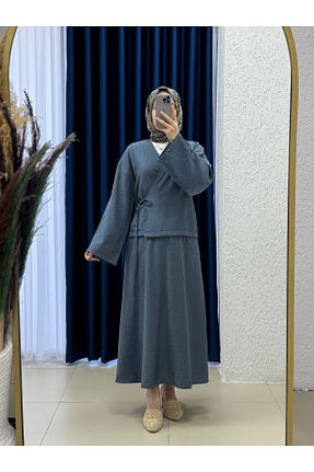 ست بالاتنه و پائین تنه حجاب رنگی زنانه رگولار MİHRA STORE - کد 946971512