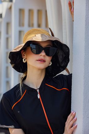 کلاه قهوه ای زنانه حصیر Remsa Mayo - کد 946976340