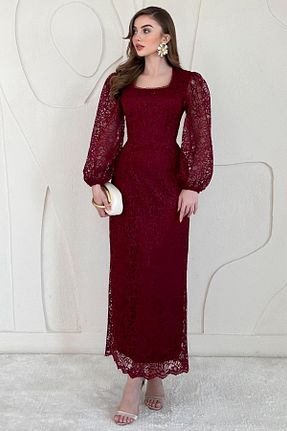 لباس زرشکی زنانه بافتنی Elbee Fashion Woman - کد 947531720