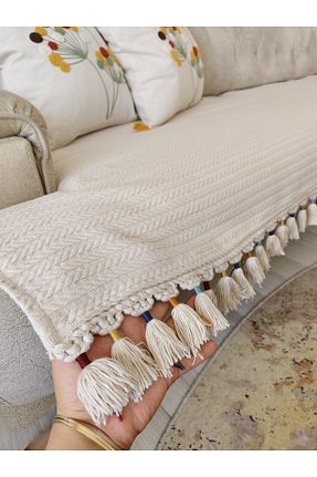کاور مبل بژ پنبه ای Petek Home - کد 947602449