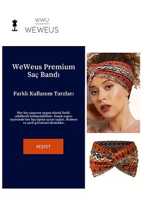 تاج رنگی زنانه Weweus - کد 947449279