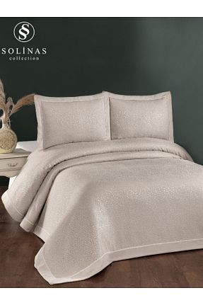 روتختی دونفره بژ پلی استر Solinas Collection - کد 945582927