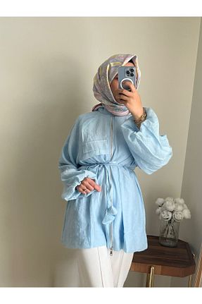 کت آبی زنانه رگولار Butik - کد 940059358