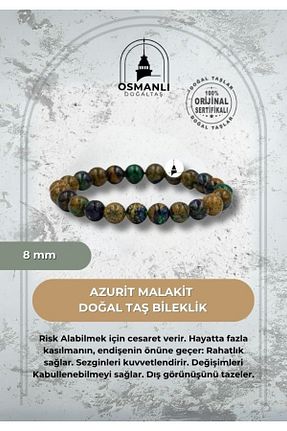 دستبند جواهر رنگی زنانه سنگ طبیعی OSMANLI DOĞAL TAŞ - کد 662606370