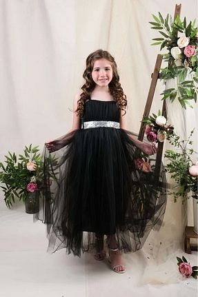 لباس مجلسی و فارغ التحصیلی مشکی بچه گانه پولک دوزی Genel Markalar - کد 659956844