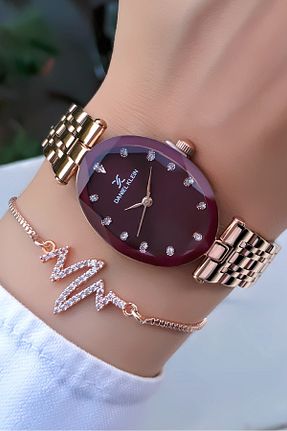 ساعت مچی صورتی زنانه 36-40 میلی متر Daniel Klein - کد 354398512