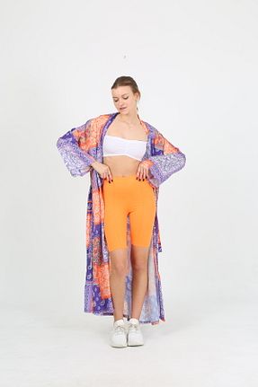 کیمونو و کافتان رنگی زنانه پلی استر EDSA - کد 700070774
