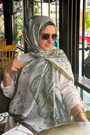 شال خاکی زنانه Merve Nayir - کد 882204804