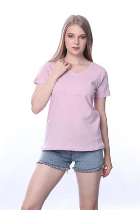 تیشرت صورتی زنانه Relaxed Tight Lady - کد 746393473