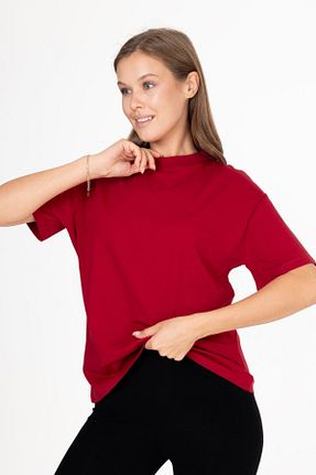 تیشرت قرمز زنانه رگولار Tight Lady - کد 870270328