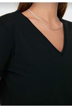تیشرت مشکی زنانه رگولار Tight Lady - کد 740784222