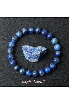 دستبند جواهر آبی زنانه سنگ طبیعی Perlavita - کد 899105111