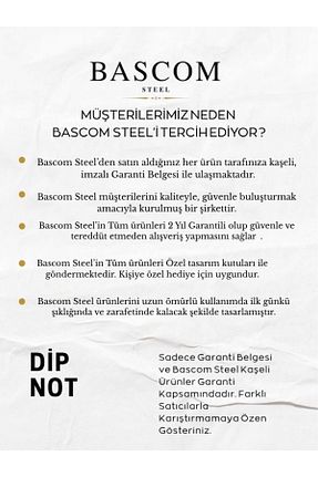 دستبند استیل (فولاد) طوسی زنانه استیل ضد زنگ Bascom Steel - کد 931423099