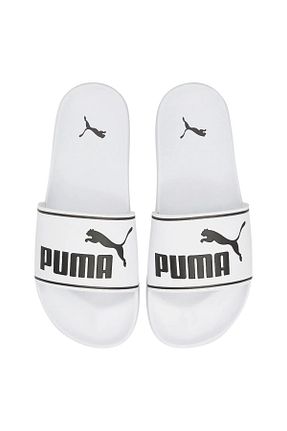 دمپائی اسپرت سفید زنانه چرم مصنوعی Puma - کد 942569548