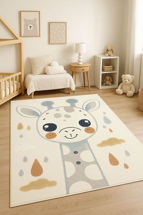 فرش بچه گانه نباتی پنبه ای BLGHOME - کد 892403421