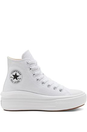 کفش اسنیکر خاکی زنانه بند دار Converse - کد 86965548