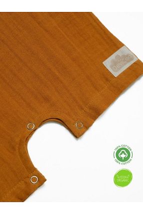 ست نوزادی نارنجی بچه گانه پنبه ای DeviCoo - کد 935498695