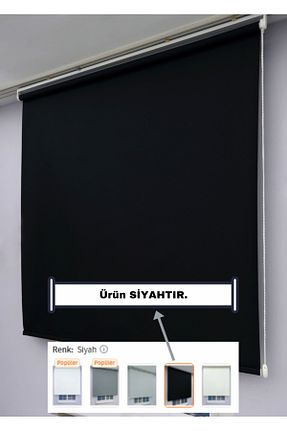پرده کشوئی مشکی کلاسیک Stor ESDEH - کد 820269200