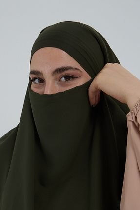 روسری خاکی شیفون Mihrisina collection - کد 924662601