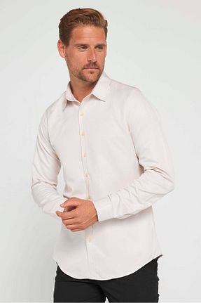 پیراهن طوسی مردانه اسلیم فیت Tudors - کد 831840774