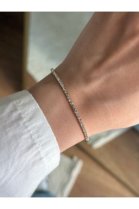 دستبند جواهر قهوه ای زنانه RoseandRoses - کد 790166893