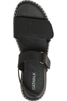 صندل مشکی زنانه پاشنه پلتفرم Catwalk - کد 811197594