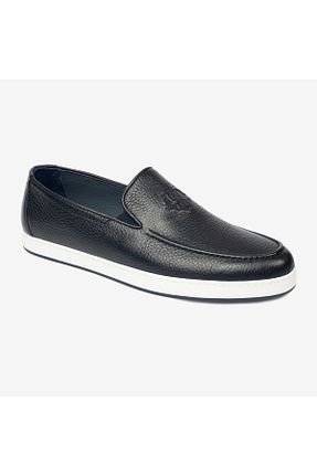 کفش کژوال سرمه ای مردانه چرم خالص Greyder - کد 827651056
