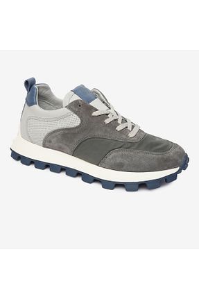 کفش اسنیکر طوسی مردانه چرم اصل Greyder - کد 824180676