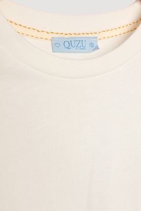 تیشرت نباتی زنانه رگولار Quzu - کد 945622618