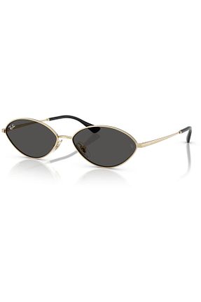 عینک آفتابی طلائی زنانه 56 Ray-Ban - کد 899343513