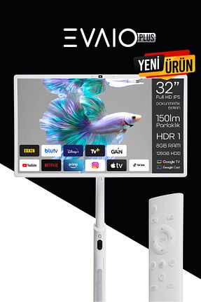 تلویزیون سفید Full HD EVAIO - کد 944279248