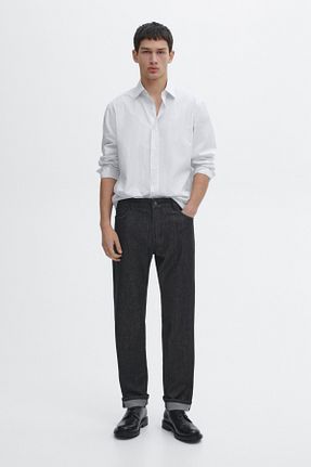 شلوار جین مشکی مردانه پنبه ای Massimo Dutti - کد 890458359