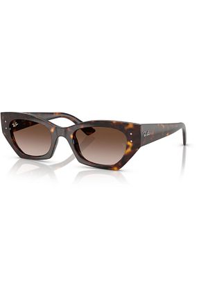 عینک آفتابی قهوه ای زنانه 49 Ray-Ban - کد 905277274