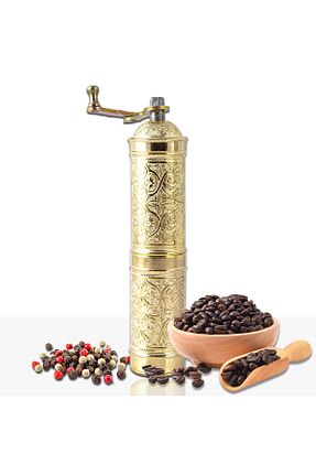 آسیاب قهوه و ادویه زرد استیل (فولاد) Glios - کد 866997477