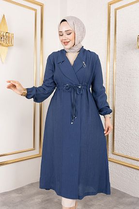کلاه و ابایا سرمه ای زنانه پنبه ای Tesettür Dünyası - کد 941689950