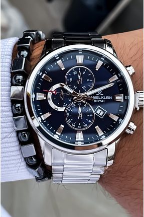 ساعت مچی طوسی مردانه 41-45 میلی متر Daniel Klein - کد 888188174