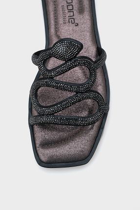 دمپائی طلائی زنانه چرم مصنوعی Capone Outfitters - کد 809796764