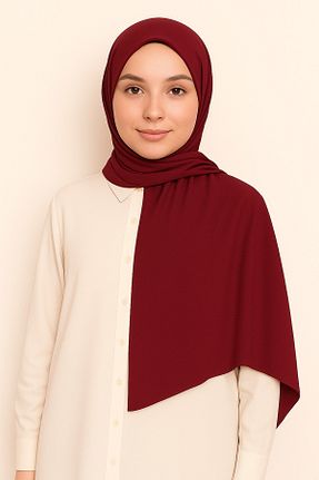 شال زرشکی زنانه پنبه ای Merve Nayir - کد 940316160