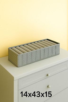 نظم دهنده کمد طوسی پارچه Ekici home textile - کد 881913548