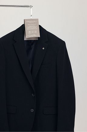 کت بلیزر سرمه ای مردانه اسلیم فیت Frappoli - کد 929001577