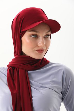 کلاه شنای حجاب زرشکی زنانه Ritagarcia - کد 813987453