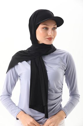 کلاه شنای حجاب مشکی زنانه Ritagarcia - کد 813986494