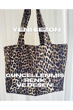 کیف دوشی قهوه ای زنانه پارچه ای Geona - کد 871452469