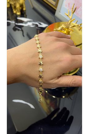 دستبند استیل (فولاد) زرد زنانه استیل ضد زنگ Store - کد 946078075